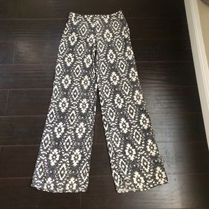 ANGL Black and White Print Pants